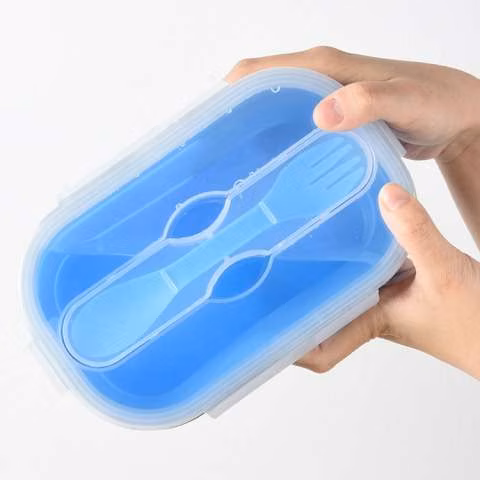 Tupper plegable de silicona 20x13x7cm 800ml