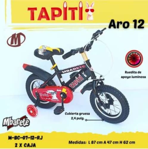 Bicicletas aro 12 Tapiti