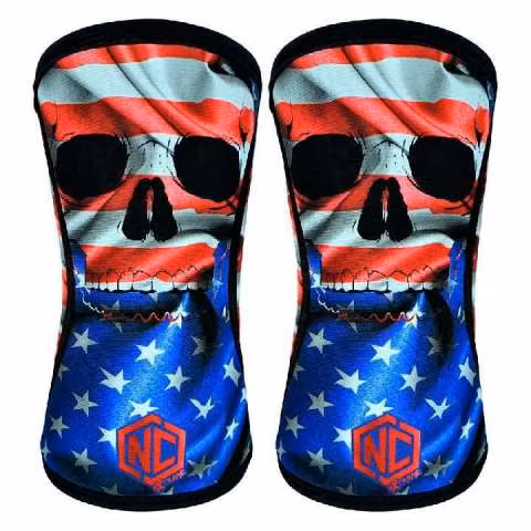 Rodillera Crossfit Neoprene 7MM calavera americana