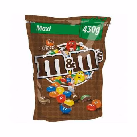 Chocolate m&m's choco maxi pouch 430g - Imagen 1