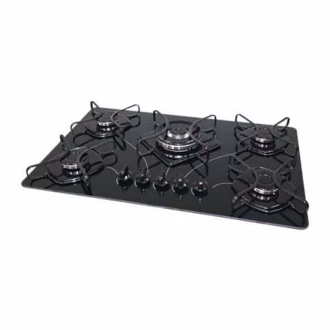 Anafe abbatec cooktop 5 hornallas triple llama abba