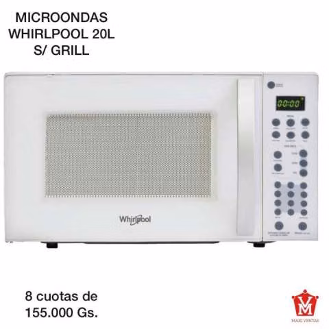 Microondas Whirlpool 20 lts