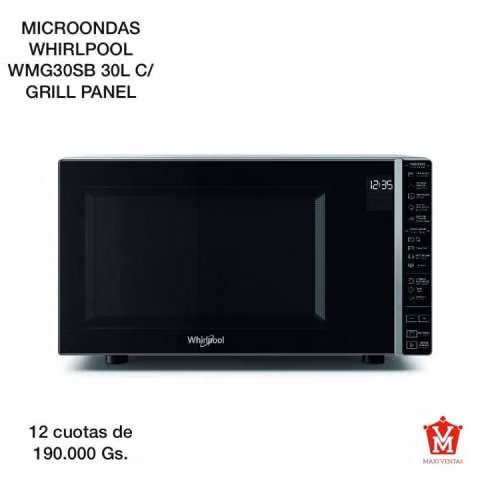 Microondas Whirlpool 30 lts