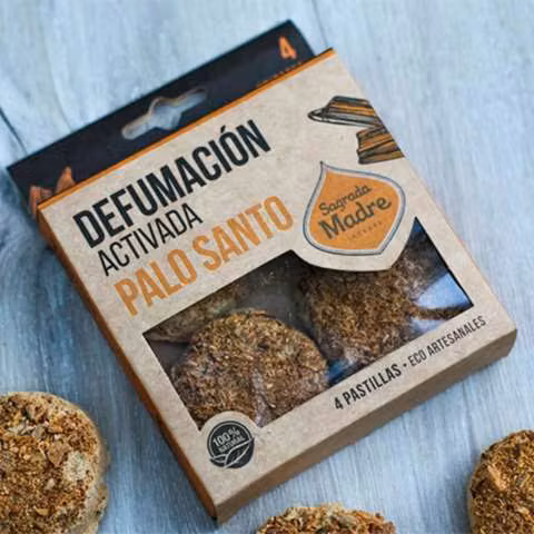 Pastillas de Defumación Activada – Palo Santo