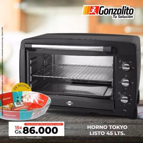 Horno Tokyo 45 litros - Imagen 2