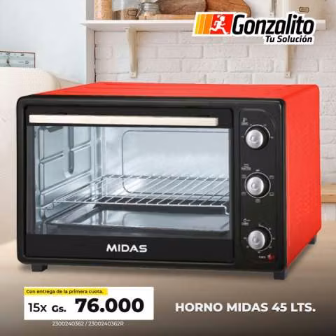 Horno Midas 45 lts