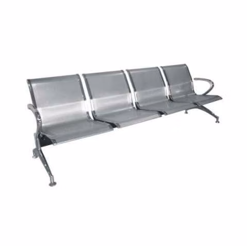 Silla tandem metálico 4 lugares