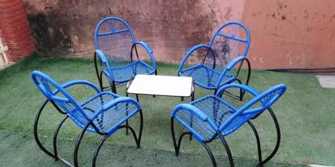 Juego de jardín de cable araña 4