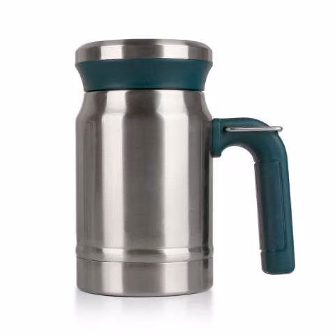 Taza de acero inoxidable 620ml 17cm