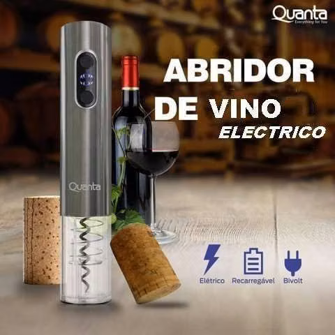 Abridor de vino eléctrico Quanta