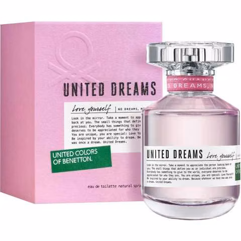 Benetton united dreams love yourself eau de toilette 80ml