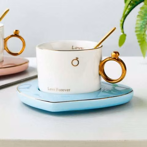 Taza con platillo 180ml 6cm - Imagen 2
