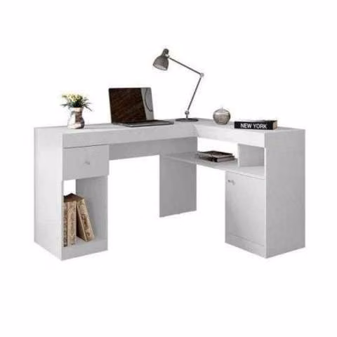 Escritorio angular nilo blanco