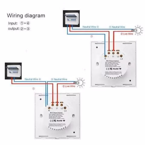 Interruptor de luz Inteligente WIFI - Imagen 2