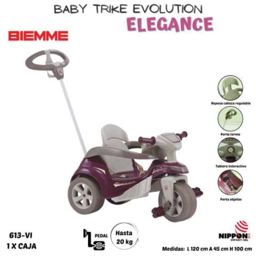 Tricycle with guide