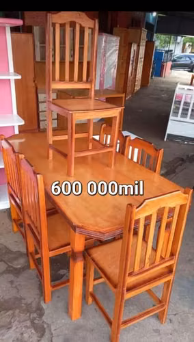 Juego de comedor 6 sillas