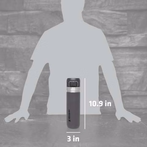 Botella Stanley Quick Flip Go 0.7L - Carbón