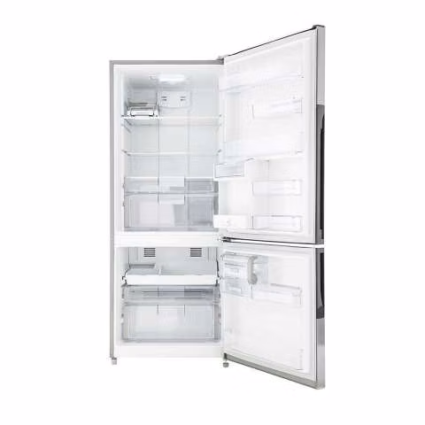 Heladera mabe mb47 f/s 520l bottom freezer black