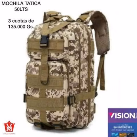 Mochila táctica 50L - Imagen 2