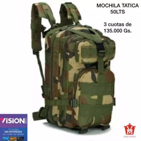 Mochila táctica 50L