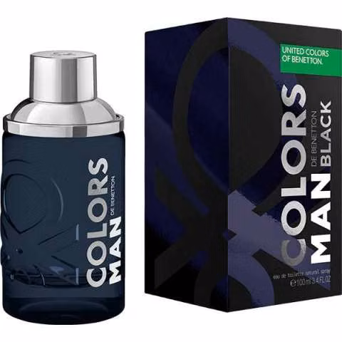 Benetton colors black man eau de toilette 100ml