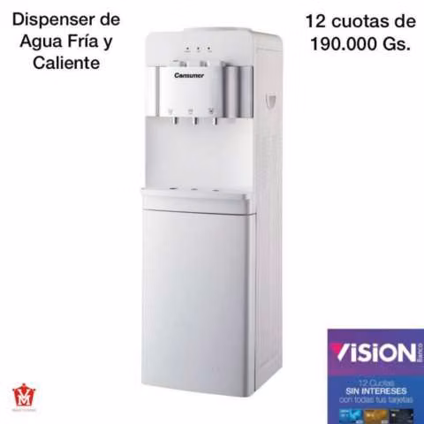 Dispenser de agua fría y caliente