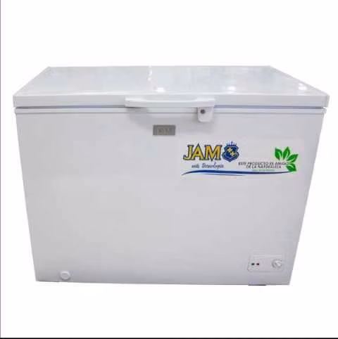 Congelador JAM 320 lts tapa de vidrio deslizable JAMS-380C 1