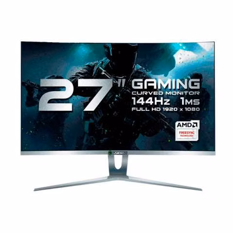 Monitor curvo 27 pulgadas Gamemax GMX27C144 FHD 144HZ 1MS blanco