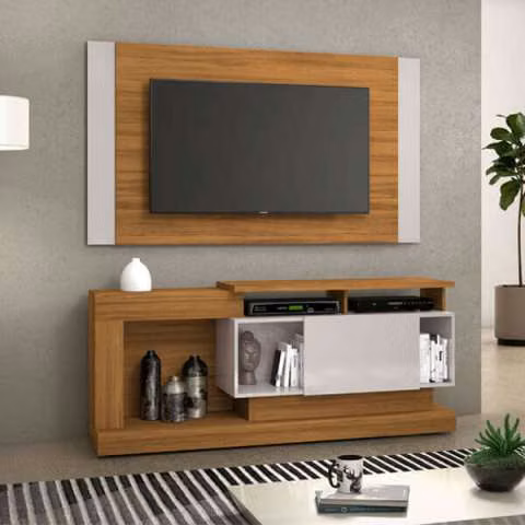 Rack y panel para tv de hasta 55" nt1065 notavel abba