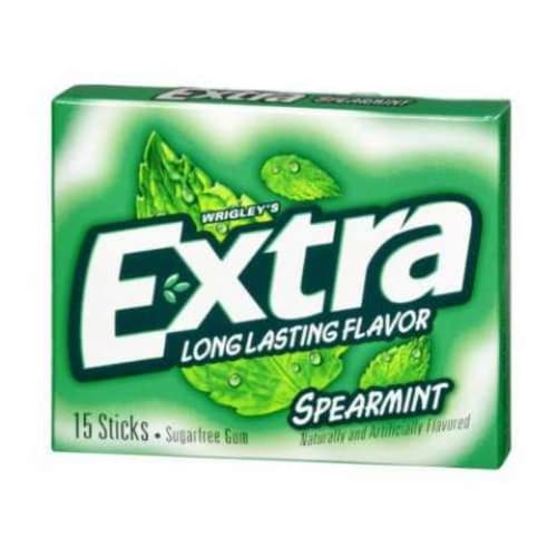 Chicle Wrigley's extra spearmint c/15