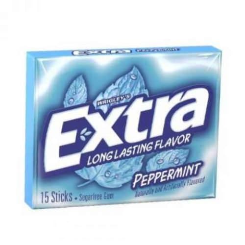 Chicle Wrigley's extra peppermint c/15
