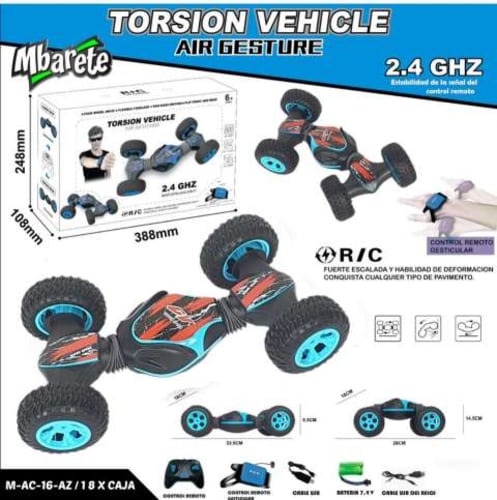 Auto a control torsión vehicle