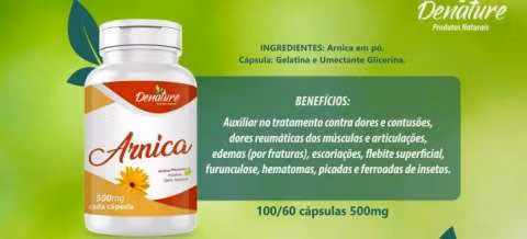 Denature arnica Montana L. cápsulas 500 mg