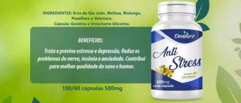 Denature anti estrés cápsulas 500 mg