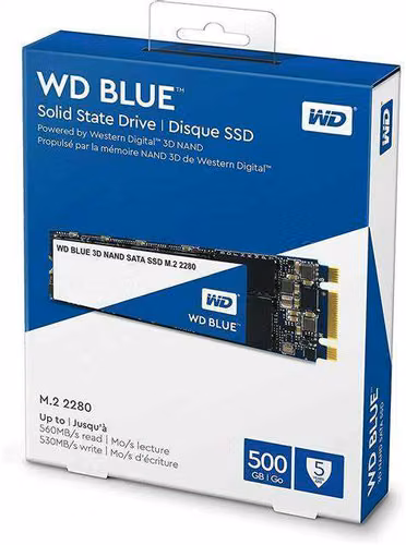 HD SSD M.2 NVME 500gb Western Digital SN550 blue