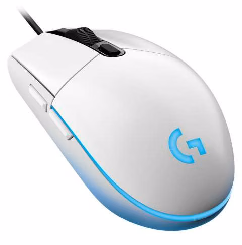 Mouse gaming Logitech G203 blanco