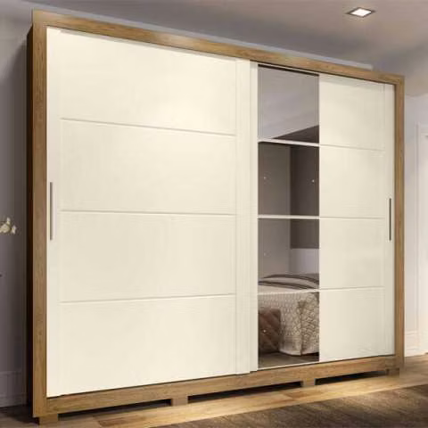 Ropero 2 puertas corredizas palace henn rustico|off white abba