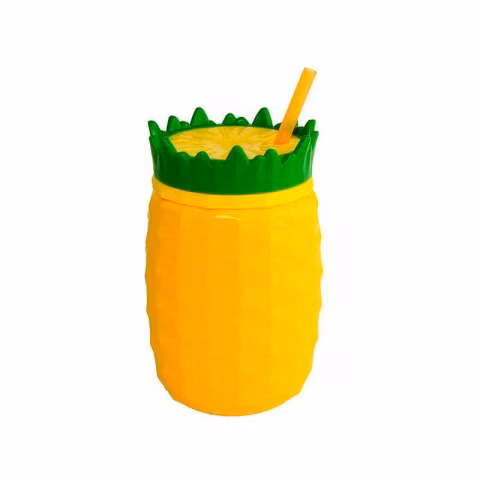 Vaso con diseño de piña 380ml