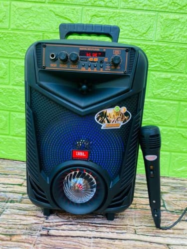 Parlante karaoke JBL 8 pulgadas con luces y micrófono de regalo