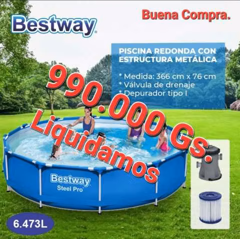 Pileta Bestway 6.500 lts