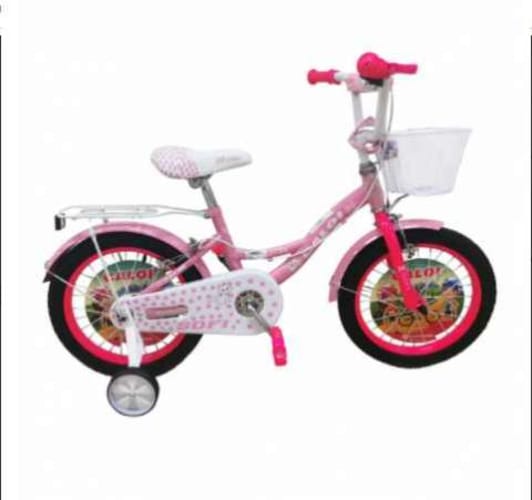 Bicicleta caloi aro 16 sofi rosado/fucsia"