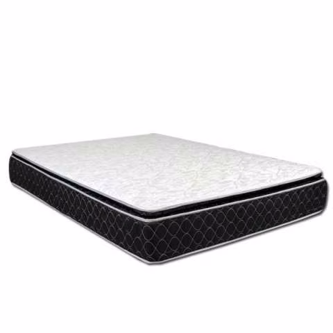 Colchón somier koala dormilón negro pillow top 140x190