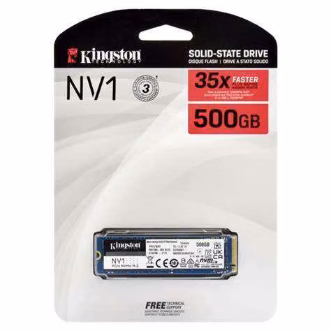 Hd ssd m.2 nvme 500gb kingston nv1