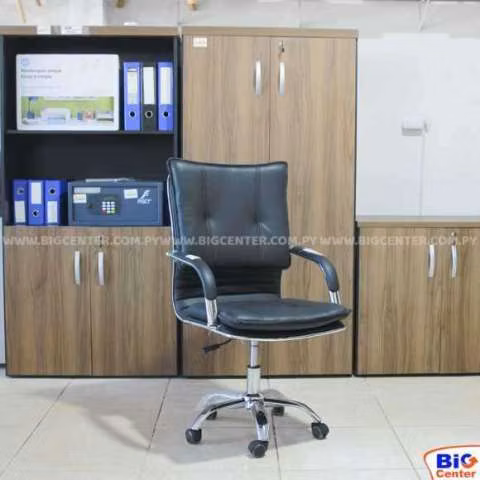 Silla Donna H1 giratoria negro 100 Kg (464)