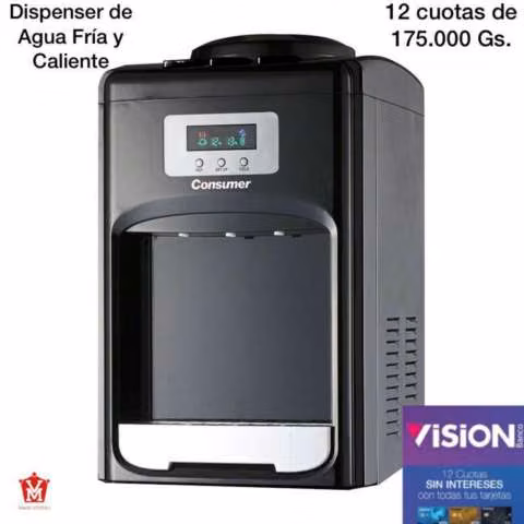 Dispenser de agua fría y caliente