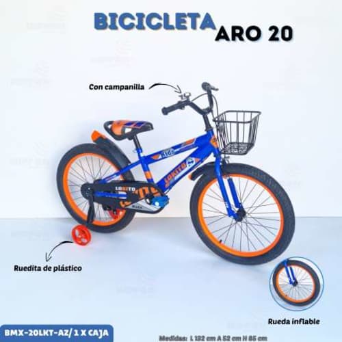Bicicleta aro 20 Lokito