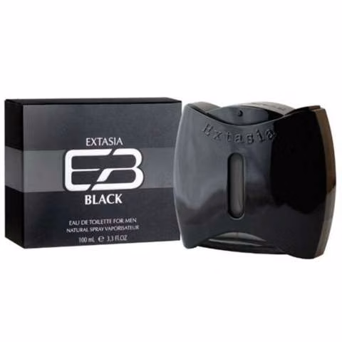 New brand extasia black eau de toilette 100ml