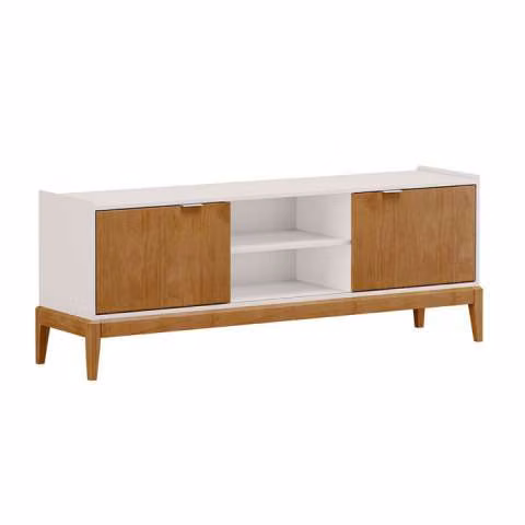Rack para tv hasta 60 pulgadas BF Finestra off white freijo - Imagen 2