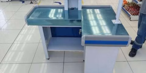 Mesa para cajera metal refrimate 150cm x 100cm - Imagen 3