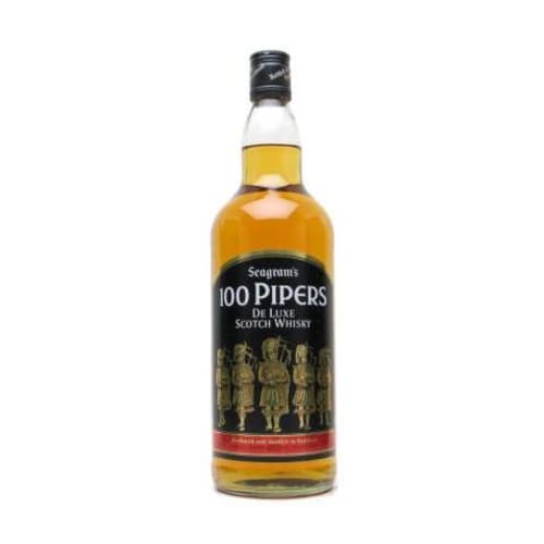 Whisky 100 Pipers 8 años sin caja 1 litro